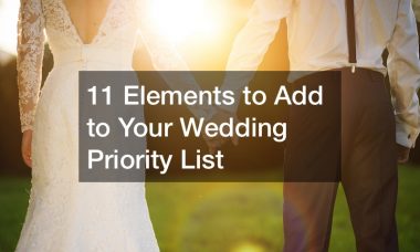 wedding priority list